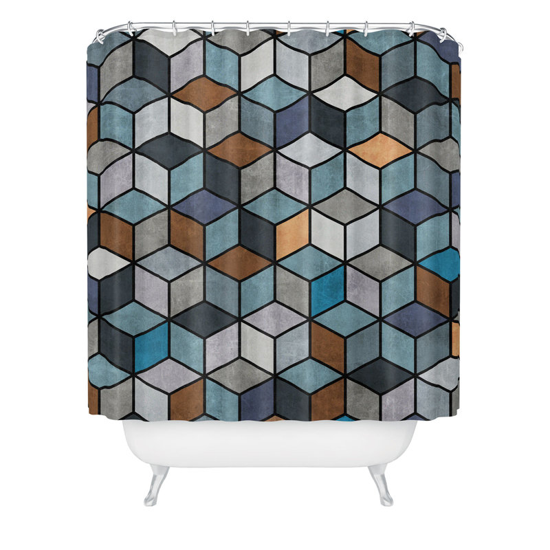 Geometric Shower Curtain
