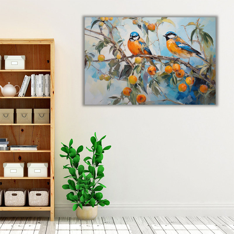 «Feathered Citrus View», H 20 po x l 30 po