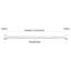 Natural Stainless Steel Adjustable 45cm to Bay Window Single Curtain Rod-2144321130-2144321132
