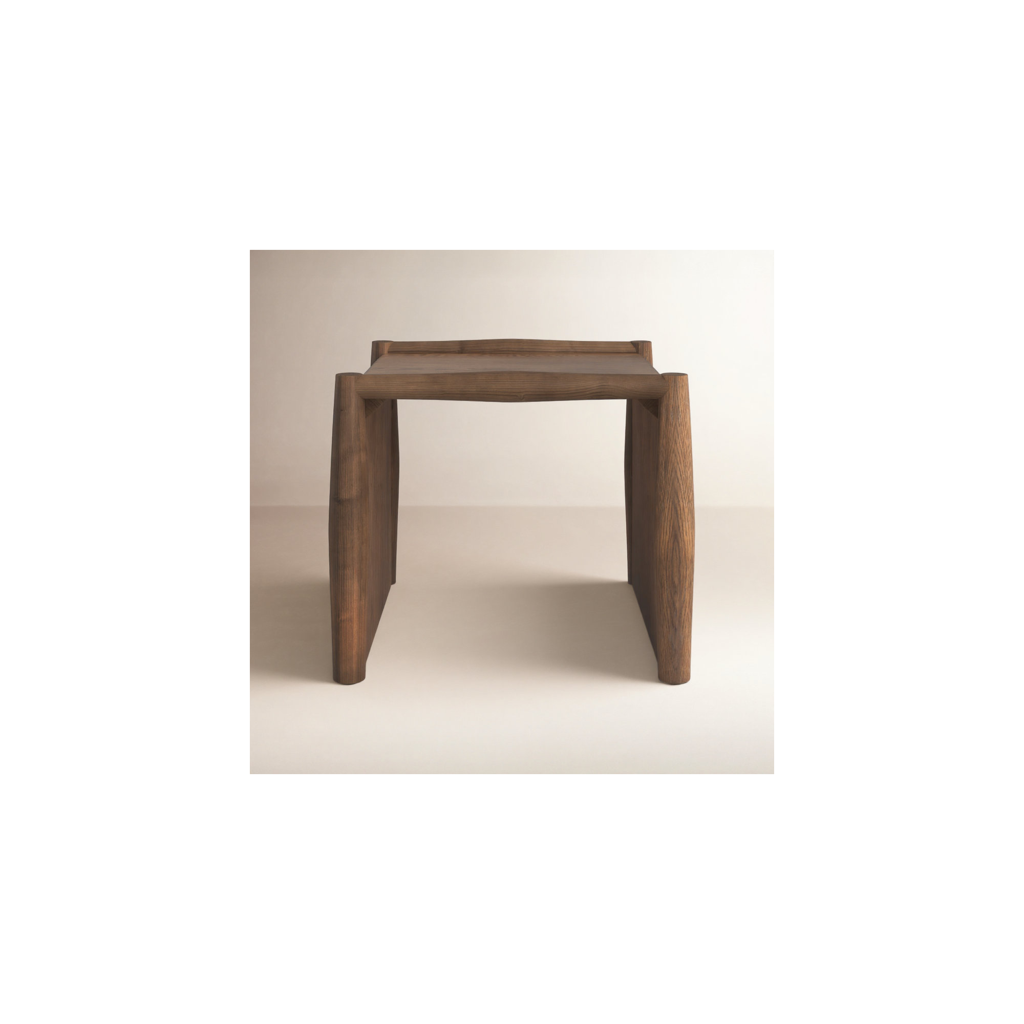 Cayenne Solid Wood End Table, Weathered Oak