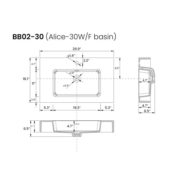 Dimensions du produit