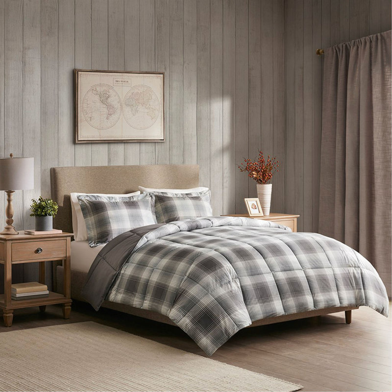 Ensemble d'édredon simple en duvet synthétique, Édredon simple + 1 taie décorative