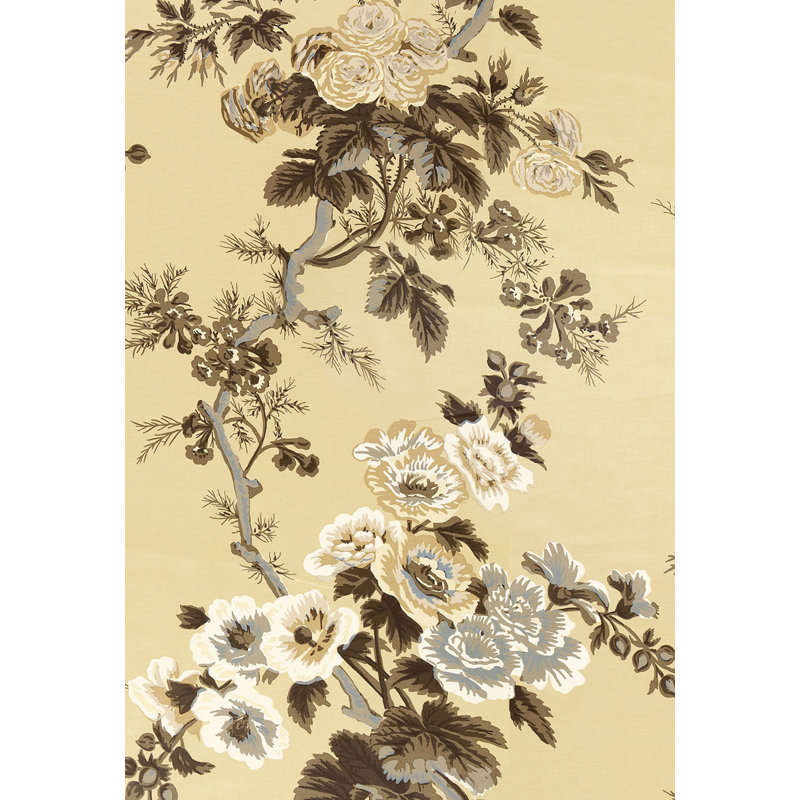 Pyne Hollyhock Wallpaper, Tobacco