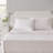 Martha Stewart Ditsy Vine Cotton Percale Pink Sheet Set-116668765-115629662