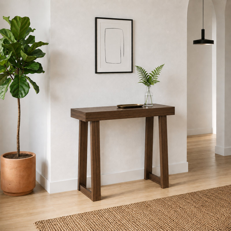 Console Beckett, L 36 po, Noyer