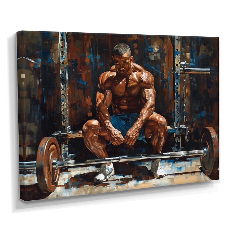 Reproduction d'art aérobie et musculation, Toile tendue, 12" H x 20" W