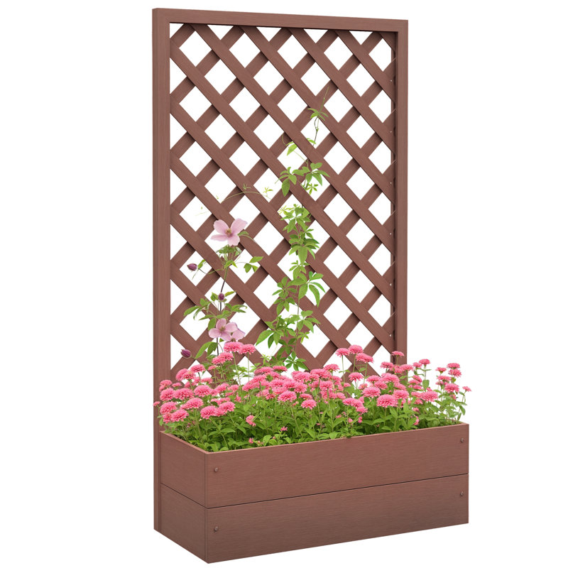 Support à plante Belva, Brun clair
