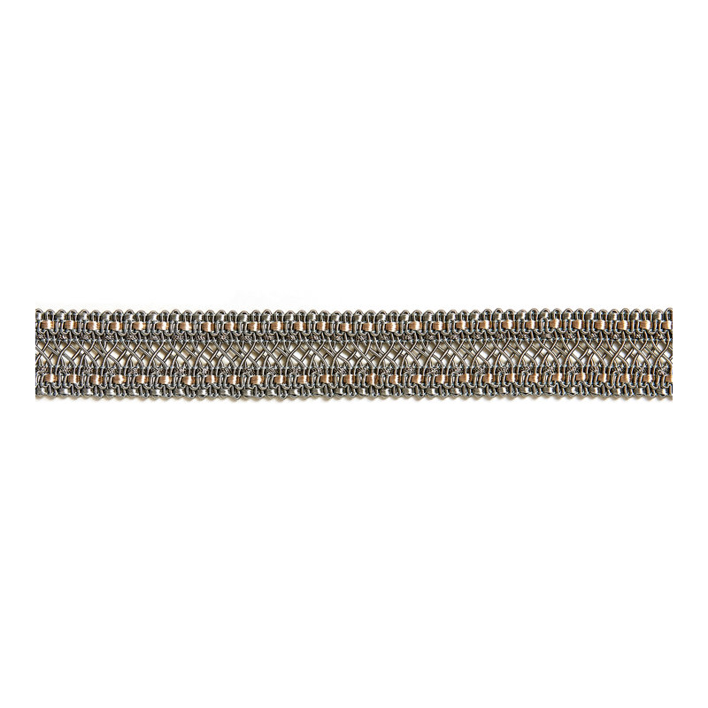 Tissu moderne tressé Selena, Minéral