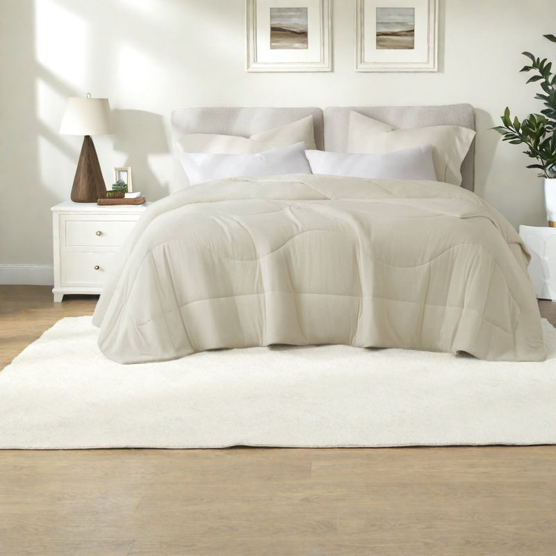 Reversible Tencel Bedding Set, Nylon Shell, Modern Style For Year-round Comfort