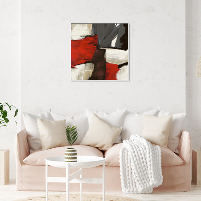 Abstrait Sai - Rubrum - impression sur toile tendue