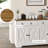 Sideboard, Buffet Cabinet with 2 Drawers, 2Storage Cabinets, 4 Barn-Style Doors