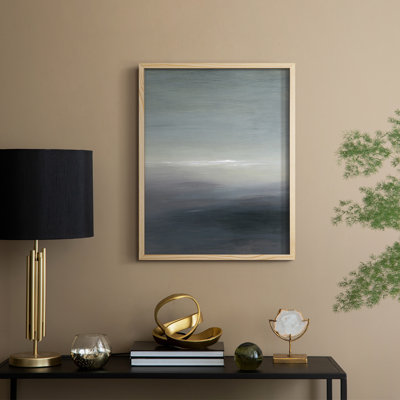 Windy Moor II Framed Print - Solid Wood