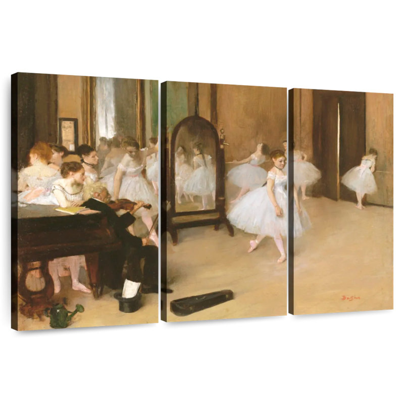 Enn The Dancing Class 1871, H 20 po x l 33 po