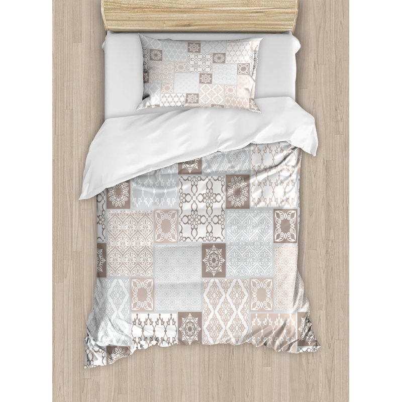 French Country Polyester Duvet Cover