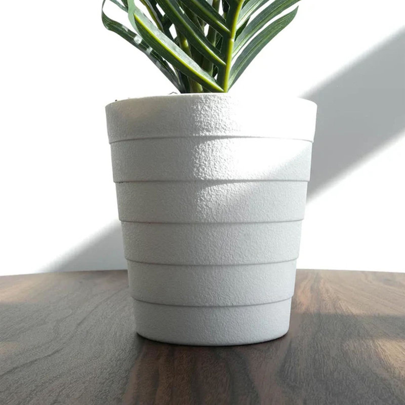 Pack Of 6 X Artificial Potted Foliage Plants 50cm Faux Palm Plant in Pot Liner