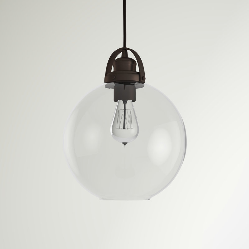 Alfredas 1 - Light Single Pendant, Burnished Bronze