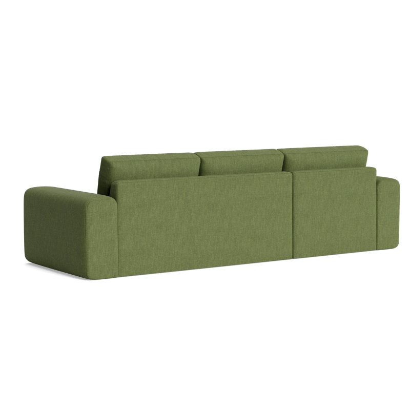 The OG Sectional, Left Hand Facing, Basil PolyPerformance Weave - Basilester Blend