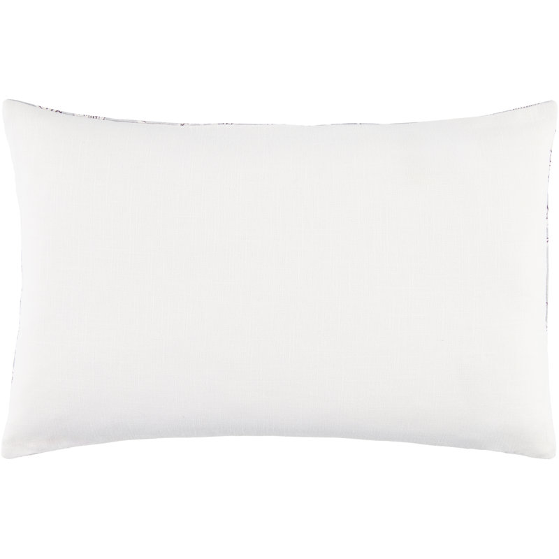 Erica Caigan Accent Pillow, Polyester, Slate/White