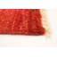 Tapis décoratif en laine rouge de conception unique 5 pi x 8 pi 1 po noué à la main New Age