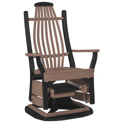 Fauteuil coulissant en bois cintré