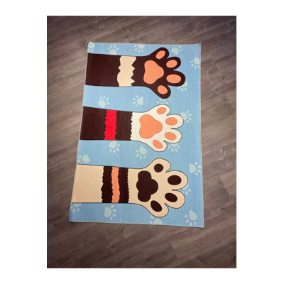 Tapis décoratif antidérapant Paw
