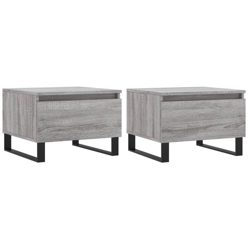Coffee Table with Storage, Grey Sonoma