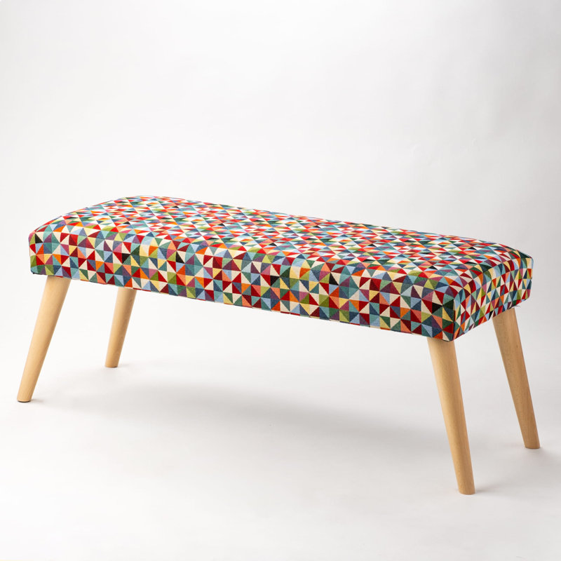 Kobbe Velvet Upholstered Bench, H40 x W150 x D40cm
