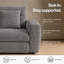 Canapé d'angle modulaire inclinable électrique haut de gamme COLAMY AUREN, tissu ultra-résistant à l'usure, canapé de salon pour cinéma maison-132427180