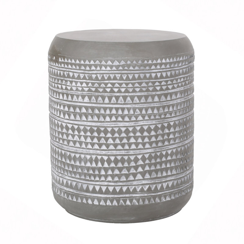 Outdoor LightWeight Concrete Side Table,MGO End Table