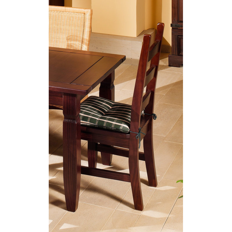 Mexican Pine Solid Wood Dining Table, Pine/Colonial Brown