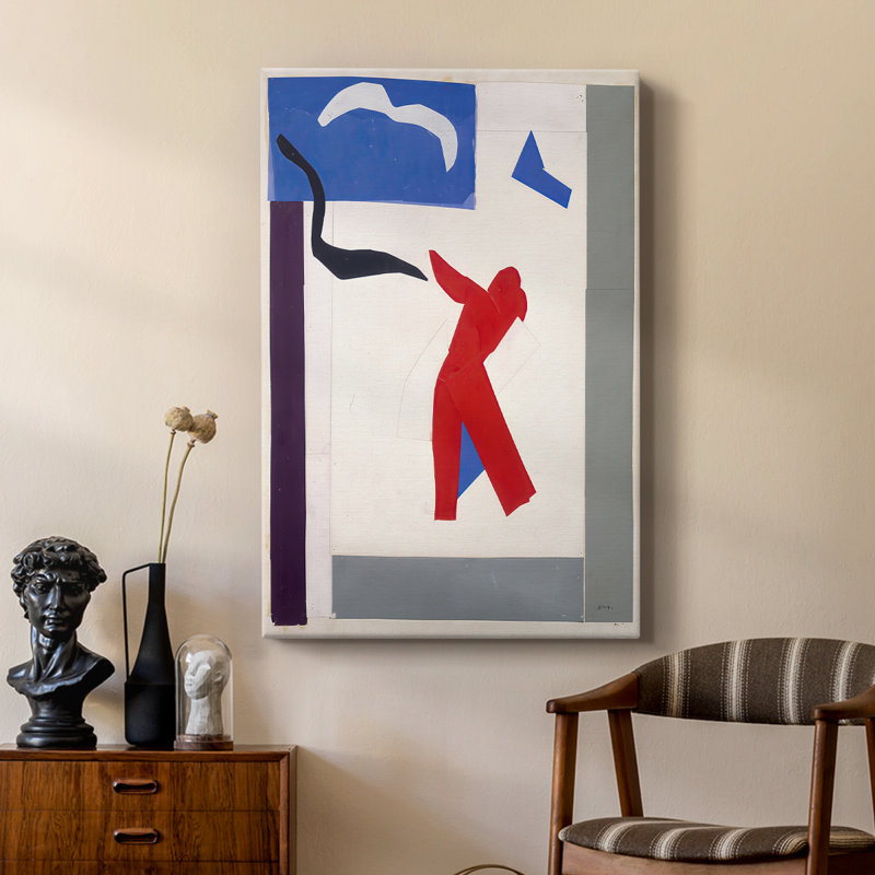 Le Danseur, toile tendue par Henri Matisse, 18 x 27