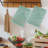 9.6 x 6.3 Inch Cast Iron Trivet Set, Large Metal Trivets for Hot Dishes Pots Pans Decorative Kitchen Trivets, Heat-Resistant Trivet Mats for Quartz Countertops, Green Kitchen Accessories-861667416