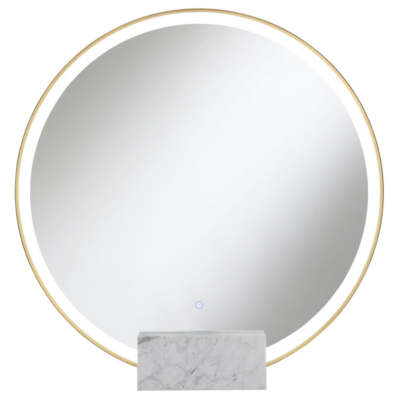 Miroir de maquillage Vivien, Or