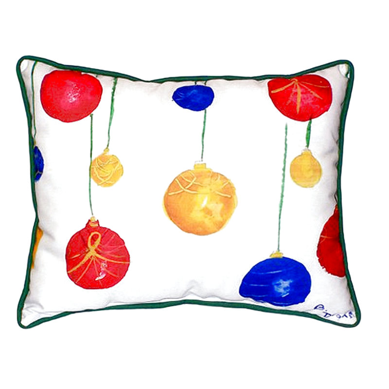 Christmas Outdoor Reversible Throw Pillow