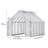 Balconera 8'W Polycarbonate Greenhouse-111029465-111029463
