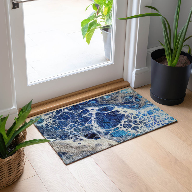 Tapis intérieur / extérieur Ayush, Rectangle 1 pi 8 po x 2 pi 6 po