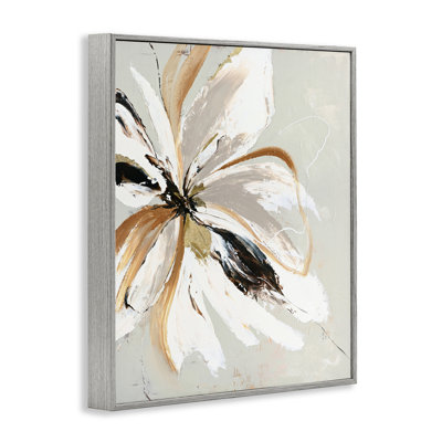 Giclée encadrée de fleurs expressives de Cornelia, design par Design Fabrikken