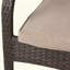 Chaises d'extérieur empilables en osier avec coussins confortables et structure en fer durable, parfaites pour une utilisation sur le patio et pour un meilleur encombrement.-1720803614