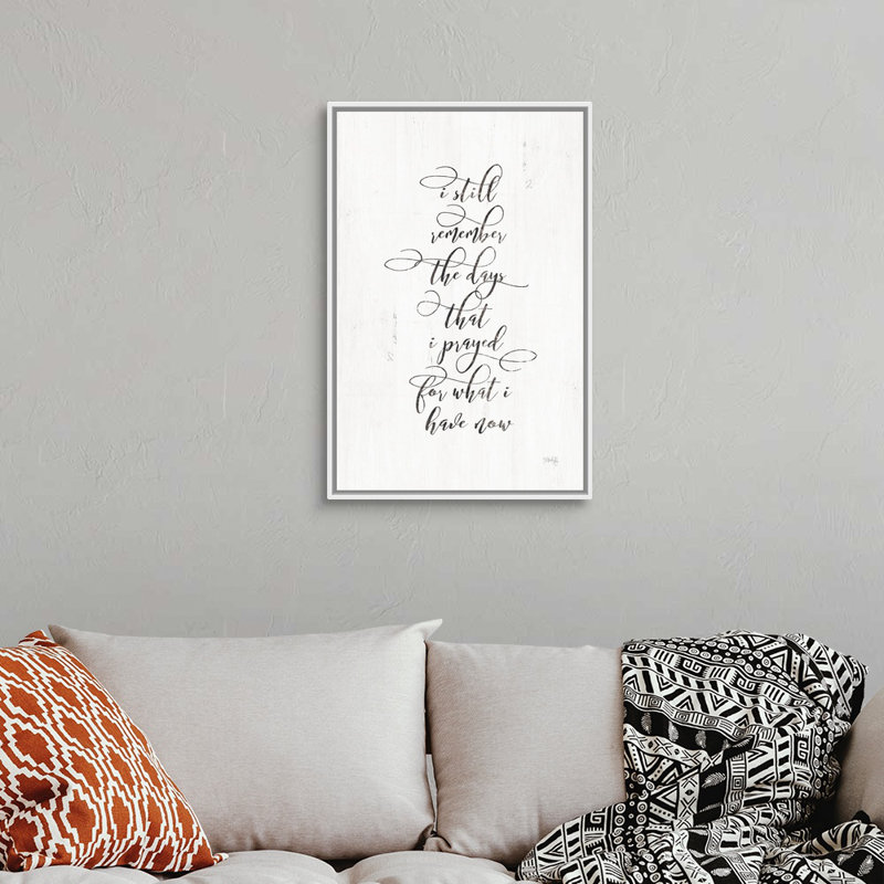 " I Prayed " by Marla Rae, White Framed, 32" H x 22" W x 1.75" D