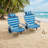Set Of 2 Foldable Adult Outdoor Beach Chairs With 4 Position Adjustable Backrest For Beach Poolside Camping Backyard Relaxation Use-1332454557