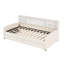 Lit plateforme simple tapissier avec rangement et tiroirs-330458265