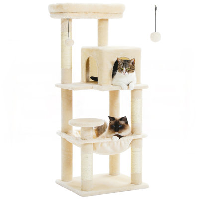45.7" Multi-Level Indoor Cat Climbing Tree