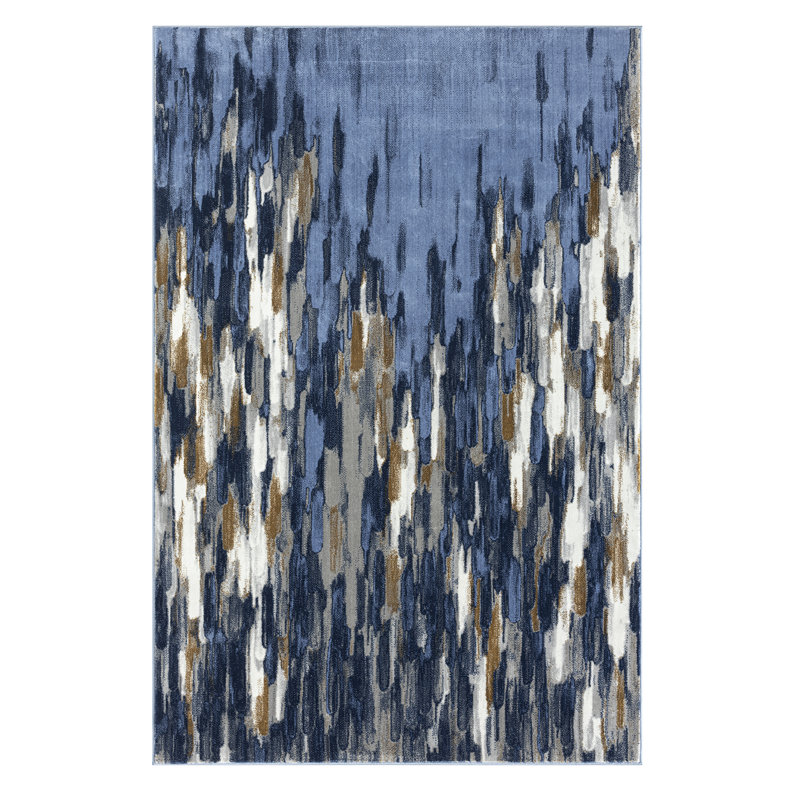Abstract Indoor Rug, Rectangle 5'3" x 7'6"