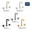 Essence New Widespread Bathroom Faucet with Drain Assembly-1419279402
