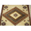 Tapis beige unique en laine noué à la main de style années 1970 de 2 pi x 2 pi 1 po Angelia