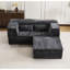 Upholstered Fabric Sectional-74852735-74852730