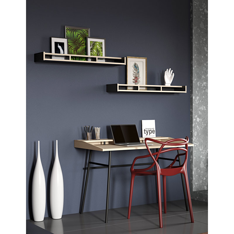 Alvoid Metal Base Writing Desk