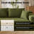 Sabit Boneless 2 - Piece Free Combination Sectional-No Assembly Required Compression Sofa-39182991-39182987