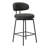Bayville 27" Faux Shearling Fabric Upholstered Swivel Counter Stool (Set Of 2)-115184302