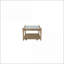 Table basse Elm Veneer Côtés en cascade